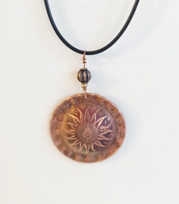 Etched Copper Necklace: Exquisite and Unique Designs: Free Shipping - image5